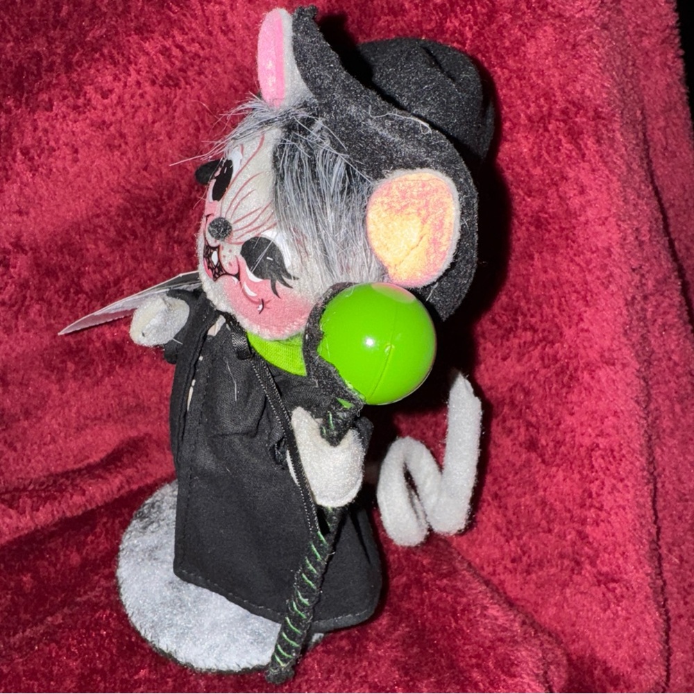 NWT 6 inch Annalee Ghostly Warlock Mouse plush Halloween Decor. - Picture 6 of 8